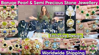 Exclusive Premium Imported Natural Baruque Pearl & Semi Precious Stone Jewellery Collection 2026