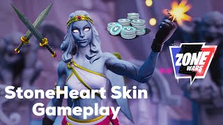 Playing with New Stoneheart Skin Gameplay (Fortnite Battle Royale)