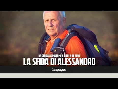 L'ultima sfida di Alessandro Bellière: "A 85 anni attraverso l'Italia a piedi. E le donne..."