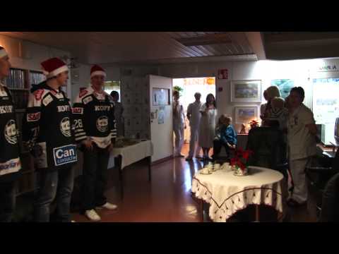 TPS-pelaajien jouluvierailu TYKSin lastenklinikalle