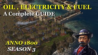 OIL, ELECTRICITY & FUEL - Prod chain, specialists & more! - Anno1800 - [BEGINNER TO EXPERT GUIDE] ⚡️