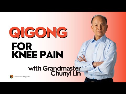 Chunyi Lin Showing Qigong Tip for Knee Pain