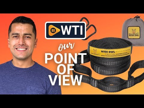 Wise Owl Outfitters Hammock Straps for Trees Heavy Duty - Set of Two 10ft Long - WTI product video review