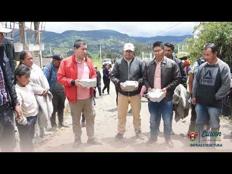 Alcaldía de Córdoba Nariño socializa importante obra vial en la vía de Don Lino