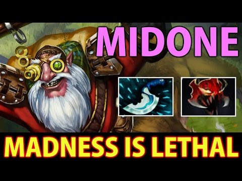 MidOne Sniper- Dota 2: Madness is Lethal [Dagger + Mask of Madness]