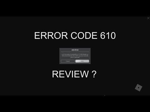 Roblox Error Code 610 Review Apphackzone Com - jevil showcase roblox youtube