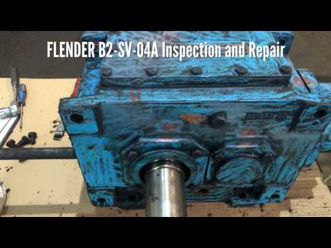 FLENDER B2 SV 04A Gearbox Inspection and Repair