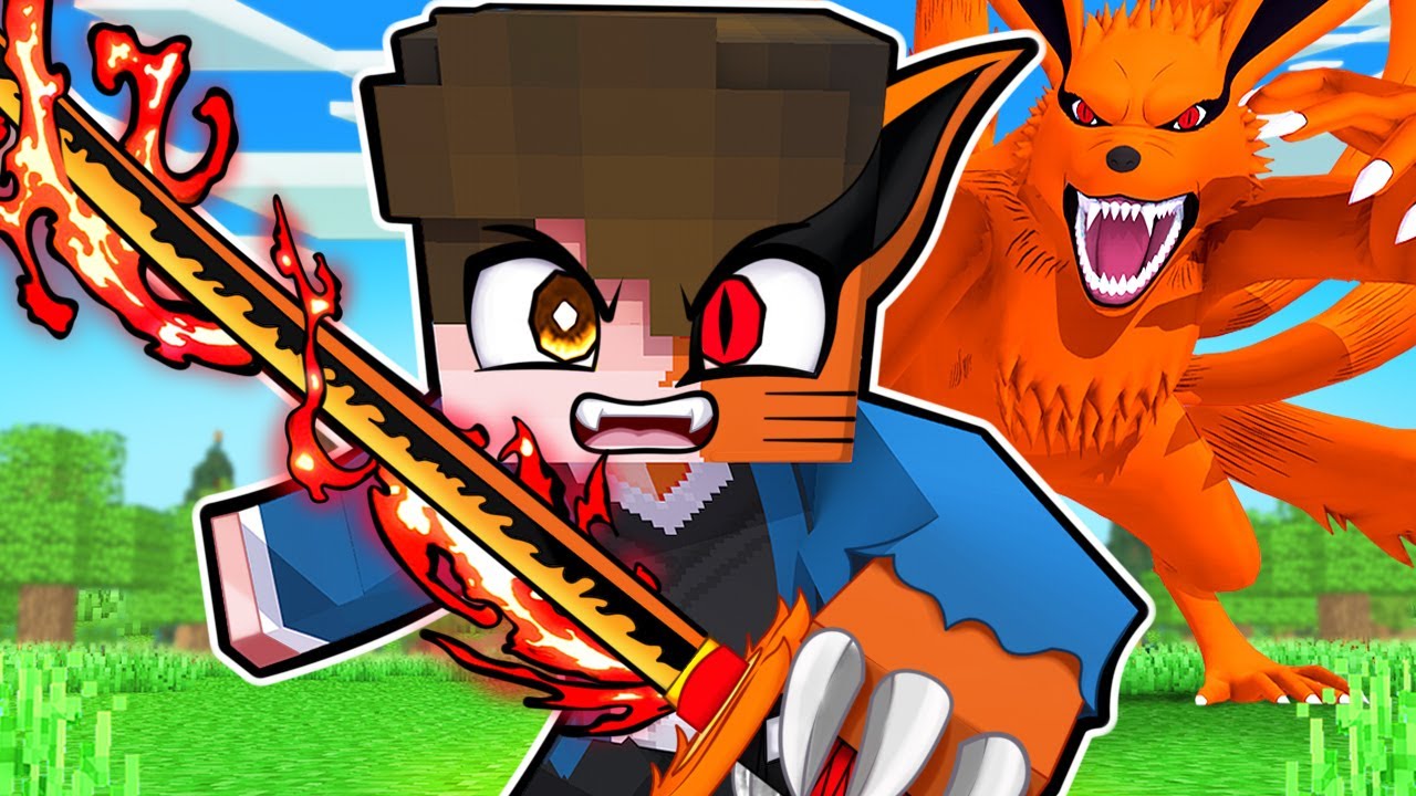 A RESPIRAÇÃO da KURAMA no DEMON SLAYER Minecraft