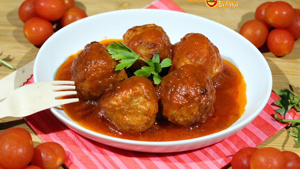Albóndigas con tomate caseras