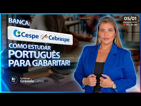 LIVE #327 - CESPE/CEBRASPE: Como estudar Português para gabaritar!
