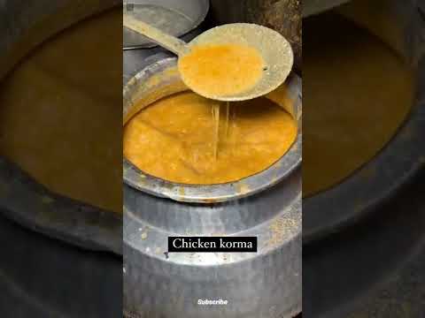 Jama Masjid Chicken Korma 🤤🍗| Super Creamy Chicken Curry 😋🥘| Indian Street Food #shorts #chicken