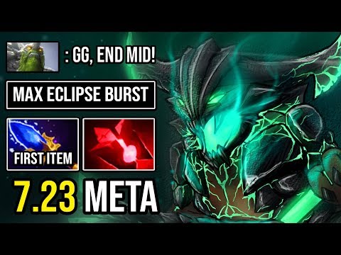 100% CRAZY INT BUFF UNLIMITED MANA First Item Aghanim OD Instant Delete ALL in 2 Hits DotA 2