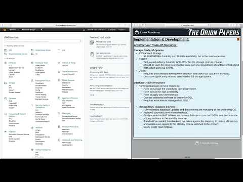 1 Introduction to the Orion Papers AWS TUTORIAL FOR BEGINNER CERTIFIED SOLUTIONS ARCHITECTASSOCIATE