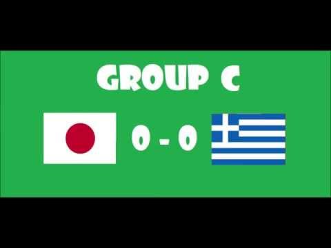Fifa World Cup 2014 - Group C - Japan VS Greece