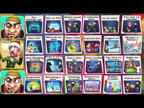 Scary Robber Home Clash - All levels - Full Game - All Gameplay solutions