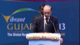 Adi Godrej Speech during Inauguration of Vibrant Gujarat Summit 2013