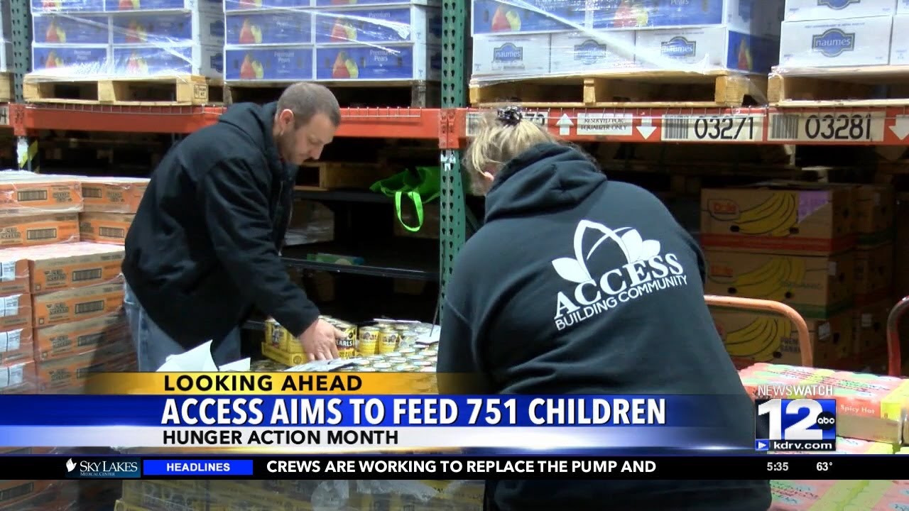 ACCESS, Josephine County Food bank aim to feed hungry during Hunger Action Month