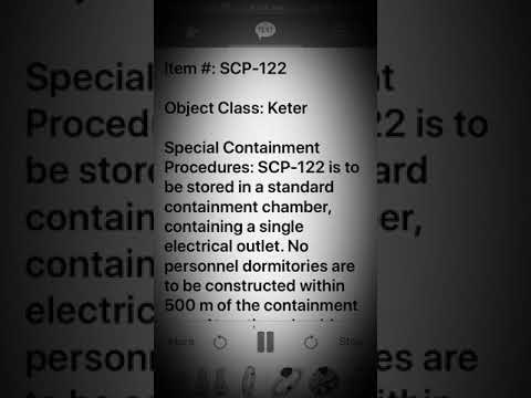 Scp 122 No More Monsters