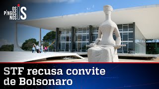 STF rejeita convite de Bolsonaro para união contra a pandemia