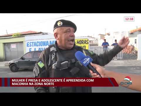 Mulher e adolescente são autuadas com maconha, celulares e motocicleta na zona norte 29 12 2020