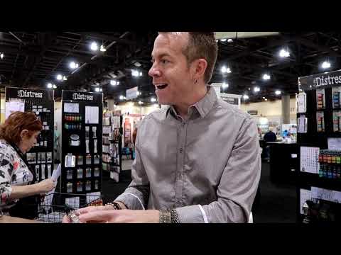 ALL NEW Ranger ALLOY INK demo from Tim Holtz at Creativation 2020