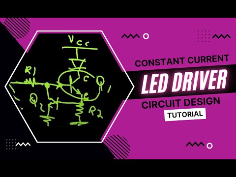 Design Constant Current LED Driver Circuit - Episode 1 (Back of Napkin Calculations)