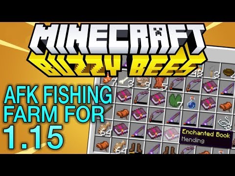 Minecraft 1.15 (With an Auto Clicker) - How To Build The BEST AFK FISH Farm