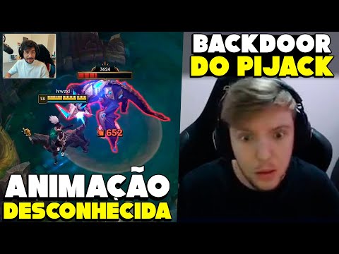 BACKDOOR DO PIJACK, REVOLTA DESCOBRINDO ANIMAÇÃO "SECRETA" DA RELL - MMS LEAGUE OF LEGENDS