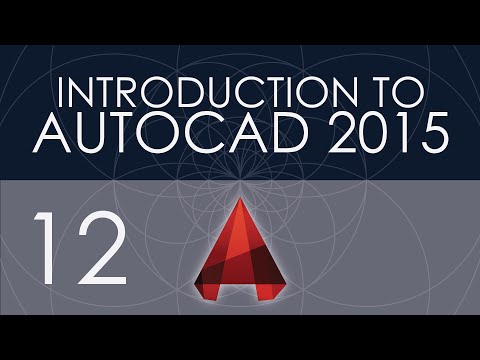 Intro to AutoCAD 2015 - 12 - Blocks