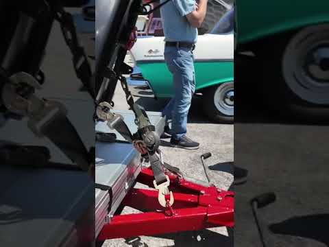 Corvette towing a dragster at Tri Five Nationals 2024: #trifivechevy #trifive thumbnail