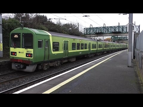 IE Dart Train number 8601 - Salthill & Monkstown Station, Dublin
