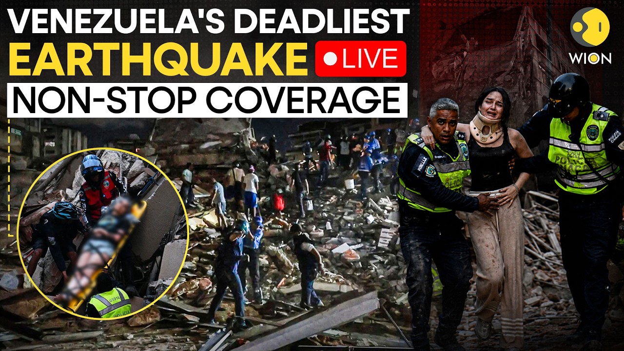 Venezuela Earthquake LIVE: Rescue Work Underway After Deadly Quake Hits Carcas | WION Live