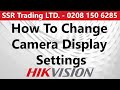 How To Change Camera Display Settings Brightness Contrast Etc Hikvision IDS AcuSense CCTV DVR NVR