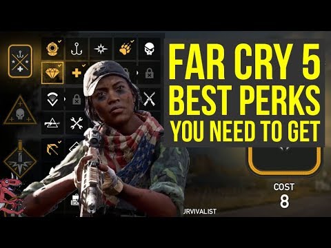 Far Cry 5 Tips and Tricks Best Perks TO GET AS SOON AS POSSIBLE (Far Cry 5 perks - Farcry 5) Video