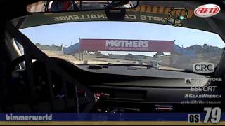 Seth Thomas in-car in the BimmerWorld Racing E92 M3 at Laguna Seca