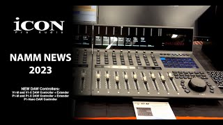 Video thumbnail for ICON NAMM NEWS 2023 - New V1-M, P1-M, P1-Nano DAW Controllers by Sound Service GmbH