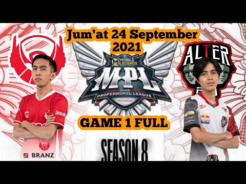 BIGETRON ALPHA VS ALTER EGO GAME 1 - MPL ID SEASON 8 MINGGU KE 7 HARI PERTAMA - AE VS BTR MATCH 1