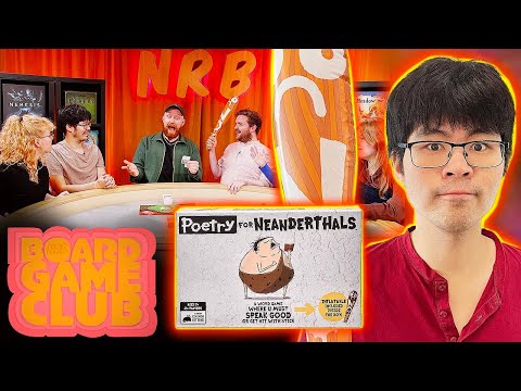 Let's play POETRY FOR NEANDERTHALS | Board Game Club