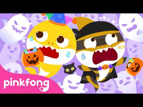 10隻鬼屋裡的怪物！｜調皮的Baby Shark｜Pinkfong 官方 (10 Monsters in a Spooky House | Mischievous Baby Shark | Pinkfong Official)