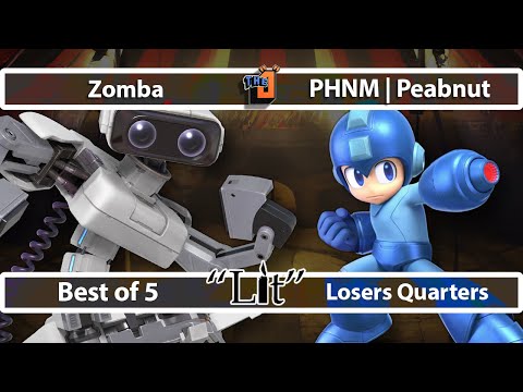 Smash LITvitational - Zomba (ROB) v. PHNM | Peabnut (Mega Man) - CFL SSBU
