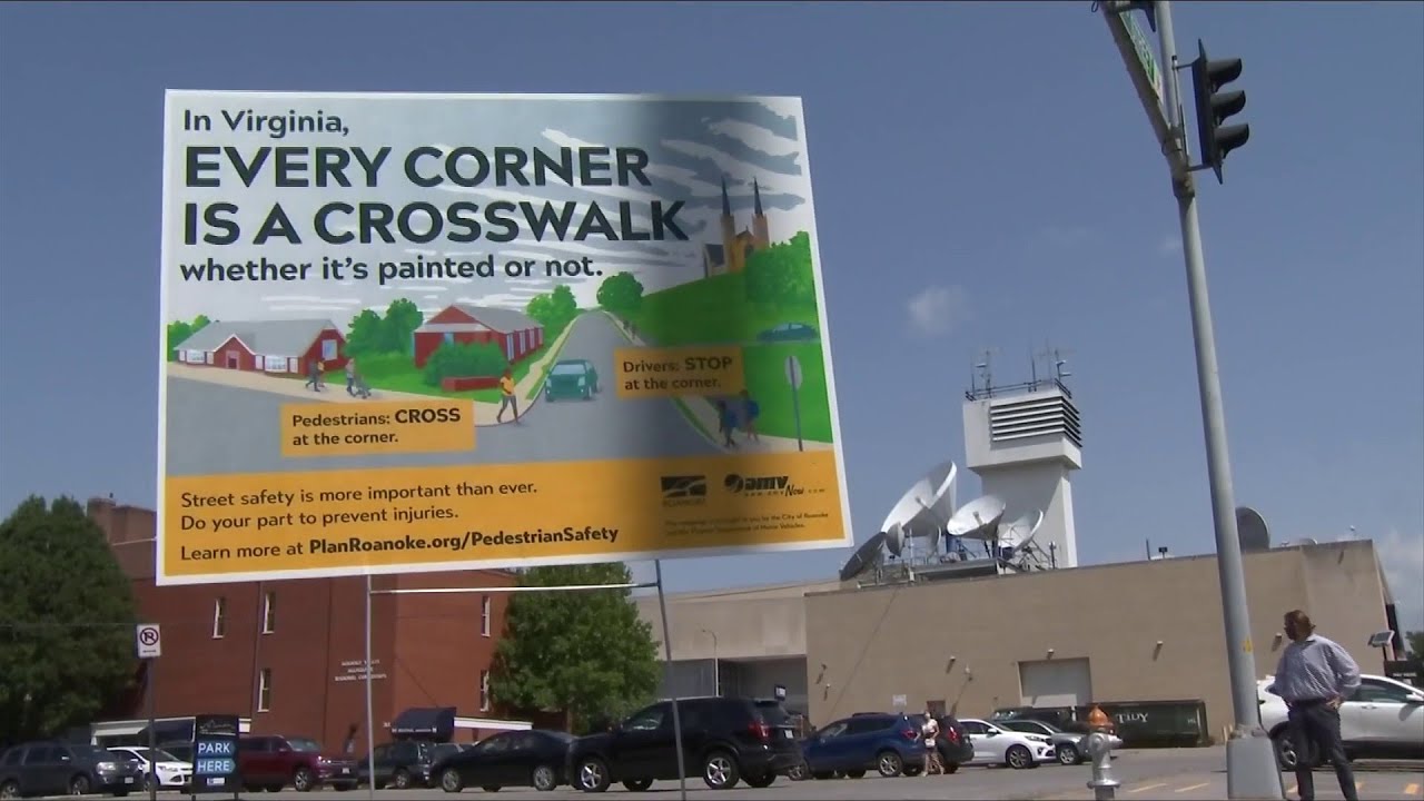 Roanoke launches new campaign focused on pedestrian safety
