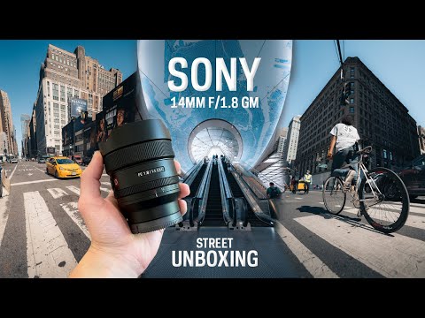 NEW SONY 14mm f/1.8 GM NYC STREET UNBOXING