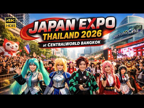 Japan Expo Thailand 2026 CentralWorld | Cosplay, Parade Full Run atmosphere 