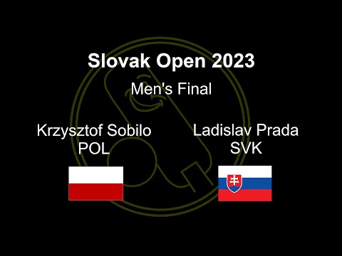 Slovak Open 2023: Men's Final - Sobilo (POL) - Prada (SVK) [ENG Casting]