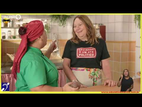 Tv Educatíva Xodó de Cozinha Beterraba Selena Penaforte Parte 01 Tv Brasil EBC com Libras
