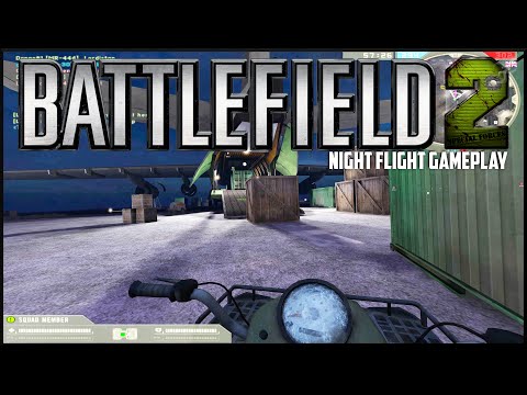 Battlefield 2 Special Forces Night Flight Gameplay | 4K