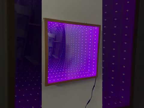 Панель зеркало с эффектом бесконечность (3D зеркало) для сенсорной комнаты 80*80 см ST-160 - фото 1 - id-p2017393105