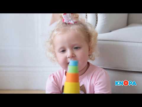 Миниатюра изображения товара Развивающая игрушка Knopa Мягкая пирамидка Дидактика / 87007