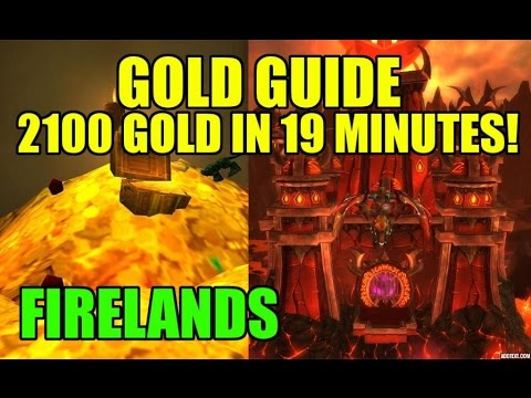 WoW Gold Guide - Firelands Heroic 25 Farm Solo - ~2100 gold per run!(~19 minutes)