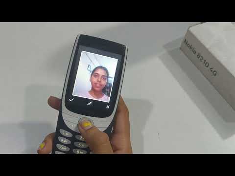 Nokia 8210 4g, phone ki screen per apni photo kaise set kare | How to set wallpaper in keypad phone